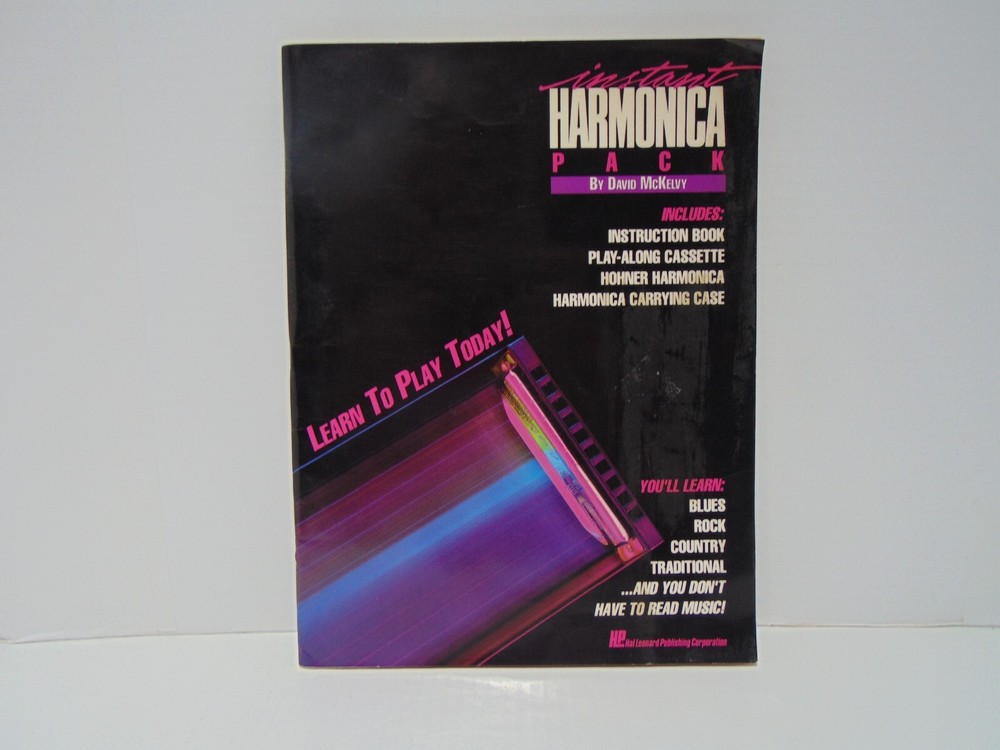 Instant Harmonica Pack by David McKelvy Hal Leonard 1989