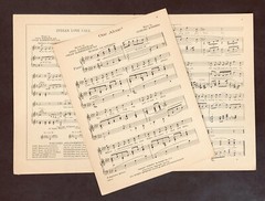 1924 Sheet Music One Alone Romantic Operetta from The Desert Song Antique Vtg
