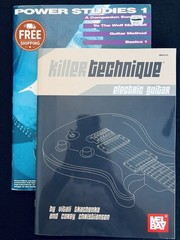Electric Guitar Technique Book Lot – Killer Technique & Power Studies 1 Mel Bay