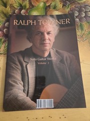 Ralph Towner Solo Guitar Works For Classical Guitar Rare Book,Vol #2