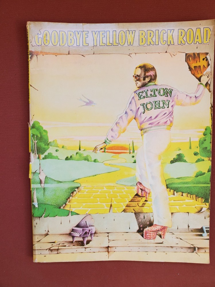 Goodbye Yellow Brick Road by Elton John Music and Lyrics Panio SC Book 1973