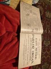 Antique 1886 Organ music instrument book Western Cottage Organ Co P rare collect