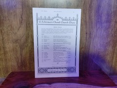 Seek Ye the Lord SATB w/Solo Choral Sheet Music Lot 21 Copies G Schirmer Roberts