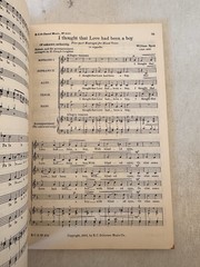 The A Cappella Singer Mixed Voices Collection 1964 Vintage Choral Music Book