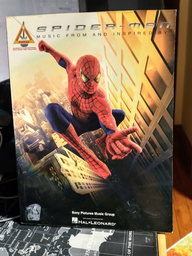 Spider-Man Music From and Inspired By sheet music book 126 pages Free Shipping