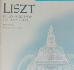Vintage Sheet Music Book Liszt Piano Music From His Early Years c1990