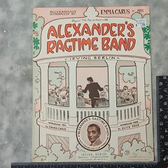 1938 Alexander&rsquo;s Ragtime Band Sheet Music Irving Berlin 20th Century Fox Faye
