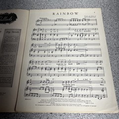 Rainbow Sheet Music 1957
