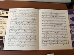 PREMIUM LOT OF 3 SHEET MUSIC BUDDY HOLLY RITCHIE VALENS-7370