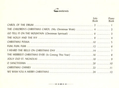 Wonderful Music Of Christmas Songbook Trombone Bass Clef 1963 Kendall Solo Duet