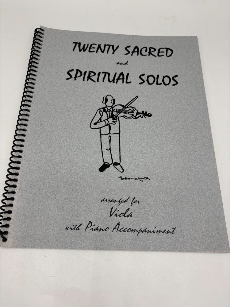 Twenty Sacred & Spiritual Solos Viola Piano Accompaniment 1997
