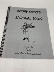 Twenty Sacred & Spiritual Solos Viola Piano Accompaniment 1997