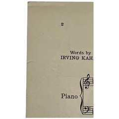 Sheet Music I CAN DREAM CAN&rsquo;T I 1937 Irving Kahal Sammy Fain Andrew Sisters