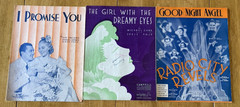 Mixed Lot of 80+ Vintage 1920&rsquo;s-1930&rsquo;s Piano Vocal Sheet Music. Folk, Pop, Etc.