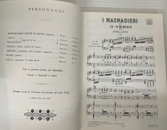 Verdi: I Masnadieri – Ricordi Vocal Score (1996) – Good Condition