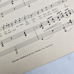 The Holy City Sheet Music 1943 Piano Lyrics Weatherly Adams High Voice Song