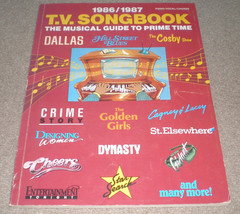 Television Songbook 1986 / 1987 Dallas Golden Girls Dynasty Newhart & More T.V.