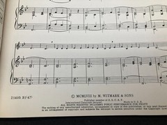 M WITMARK Breeze-Easy Recital Pieces Piano Accompaniment Treble Clef, Bk1, 21405