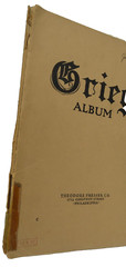 VTG-Grieg Album Collection Of The Best Compositions 112 Pages Theodore Presser