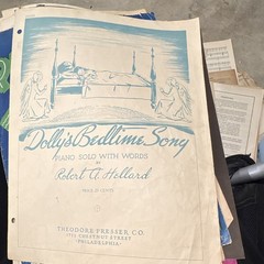 Theodore Presser Co. Dolly&rsquo;s Bedtime Song Sheet Music Piano/Solo Singer