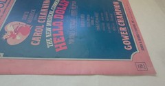 HELLO, DOLLY Carol Channing Vintage Sheet Music 1963