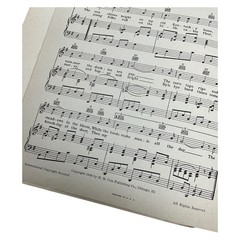 Stephen C Foster Sheet Music My Old Kentucky Home 1940 Easy Listening