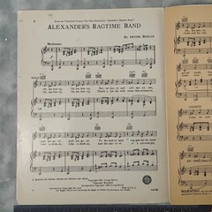1938 Alexander&rsquo;s Ragtime Band Sheet Music Irving Berlin 20th Century Fox Faye
