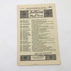 Anthem For Mixed Voices #332-40022 The God of Abraham Praise Booklet Vintage