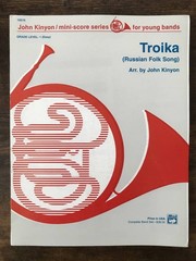 Troika Russian Folk Songs Wind Band Sheet Music Edited by John Kinyon