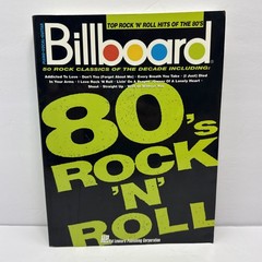 Billboard 80s Rock N Roll Songbook Hal Leonard Publishing 50 Rock Classics 1992