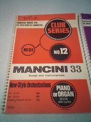 Cole Porter 51 ,Mancini Club Series No.11 & No.12 Piano/Organ Books – Chappell