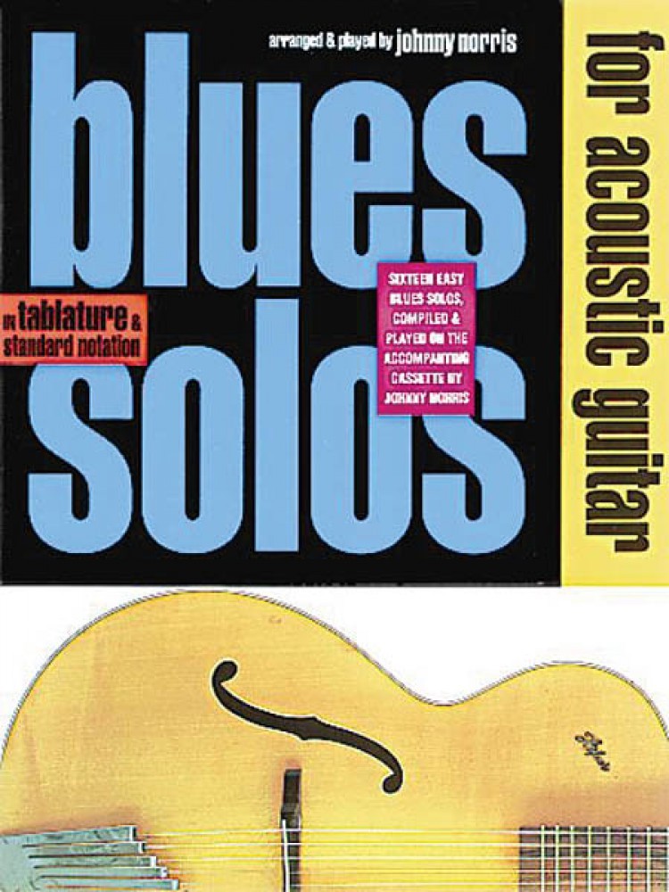 Blues Solos for Acoustic Guitar Sheet Music Book and CD NEW 014004708