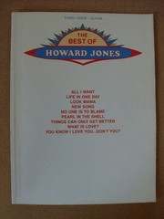 Best of Howard Jones Sheet Music Songbook – P/V/G – 80s New Wave Synth