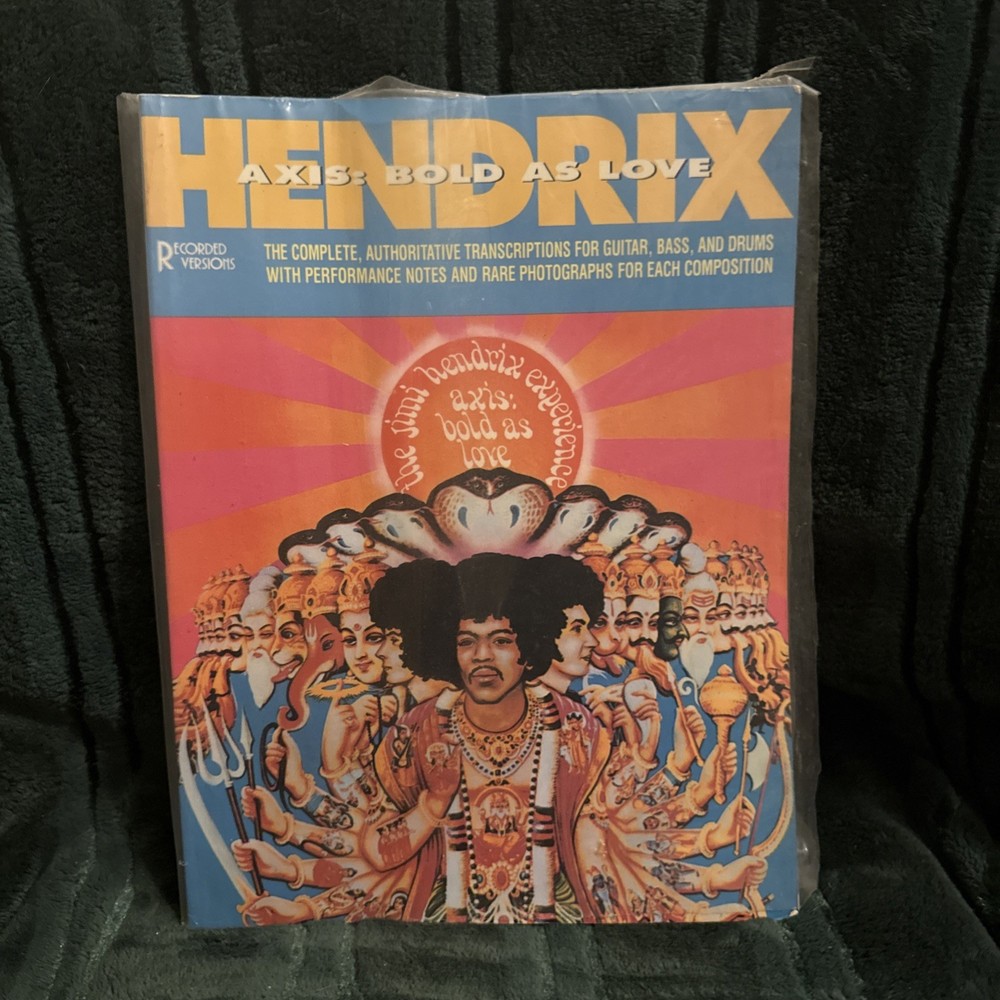 Jimi Hendrix Axis Bold As Love Guitar Tab Songbook 1989 Hal Leonard