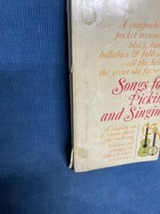 Songs for Pickin&rsquo; and Singin&rsquo; by James F. Leisy (1963 Trade Paperback)