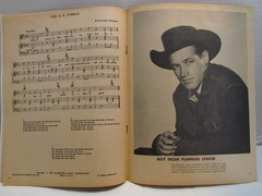 1957 Popular Sheet Music Western Edition, Gunsmoke, James Stewart, Glenn Ford