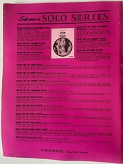 G. Schirmer Solos for the Violin Player Sheet Music Piano Accompaniment Int