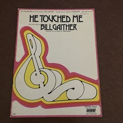 Bill Gaither HE TOUCHED ME 1968 Song Book for Organ