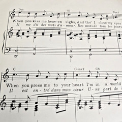 La Vie En Rose Sheet Music Piano Lyrics Chords Louiguy Mack David 1947
