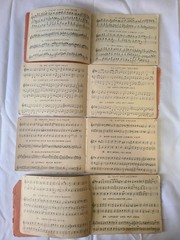Vintage German Sheet Music Clarinet, Trombone, Bass ephemera