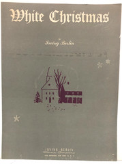 White Christmas Sheet Music 1942 Piano Lyrics Chords Irving Berlin First Edition