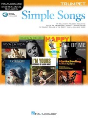 Simple Songs Trumpet Solo Sheet Music Play-Along Hal Leonard Book Online Audio