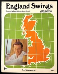 1965 ROGER MILLER « ENGLAND SWINGS » SHEET MUSIC – POP ROCK COUNTRY