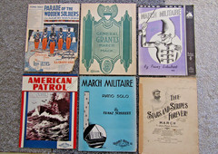 Artistic Antique Piano Music Cover Sheets