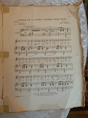 CUDDLE UP LITTLE CLOSER 1908 Three Twins Sheet Music Hoschna Hauerbach Witmark