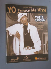 CHRIS BROWN YO Sheet Music Lot Outkast Way You Move, Black Eyed Peas & Poster
