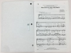 Prayer of The Children SATB Chorus Choral Sheet Music By Kurt Bestor Warner Bros