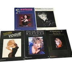 Vintage Madonna Sheet Music Lot Of 5 Vogue Papa Don’t Preach Into The Groove