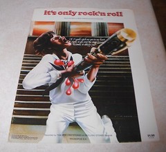 Original 1974 The Rolling Stones It&rsquo;s Only Rock n Roll 6 Page Sheet Music