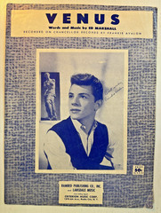 Vintage Sheet Music-1959-VENUS-Frankie Avalon-Ed Marshall-Piano-Vocal-Chords